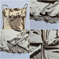 JULISSA MO Sexy Spaghetti pasek Backless letnia sukienka kobiety Satin Lace Up trąbka długa sukienka eleganckie Bodycon sukienek 2021 6